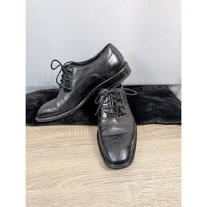 Studio Belvedere Oxford‎ Shoes Mens 8 Black Alligator